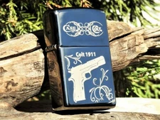 Zippo Lighter - Colt 1911 Pistol - Case XX Knives - M1911 A1 - Firearms - ZPCT09