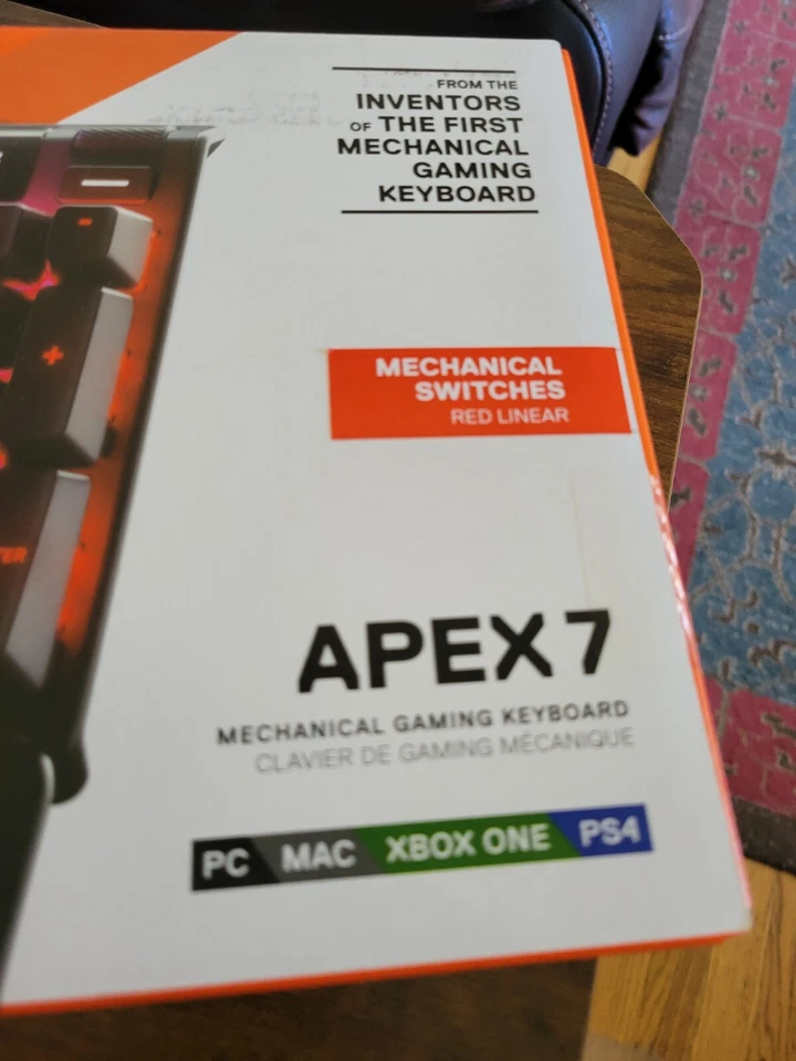 SteelSeries Apex 7 Mechanical Gaming Keyboard – OLED Smart Display - Image 4 of 4