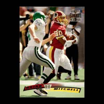 Brian Mitchell 1996 Stadium Club Washington Redskins #224 R329B 16