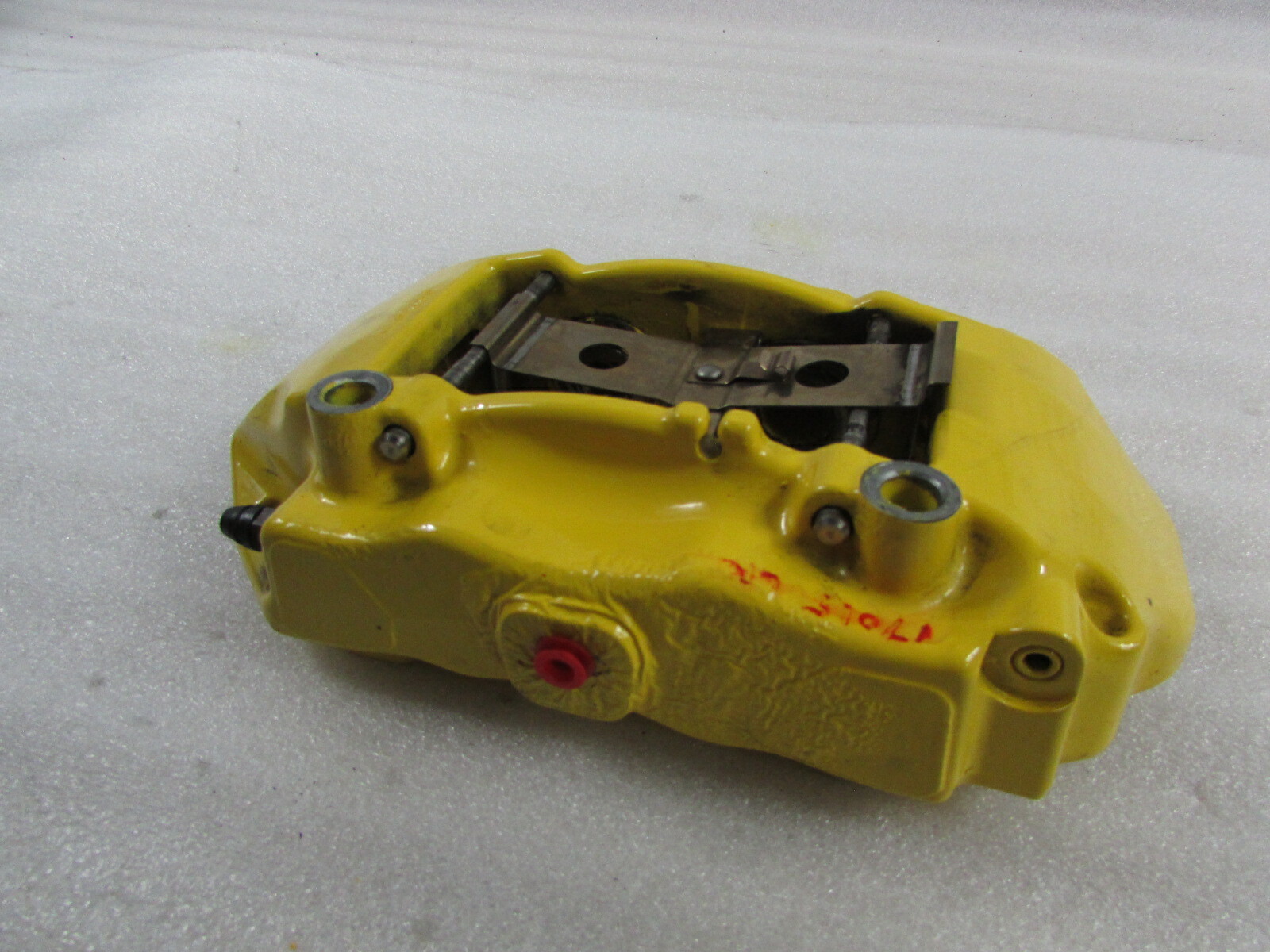 Ferrari 458 Italia LH, Left Rear Brake Caliper, Yellow, Used, P/N 261790