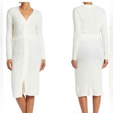 Stitchdrop Tied To You Belted Midi Cloud Sweater Dress NWT Size Large