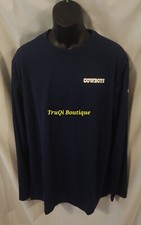 Nike DRI FIT NFL Player Issued Apparel T-Shirt Tee Dallas Cowboys Navy XL