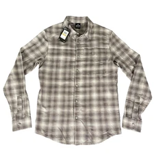 Under Armour Flannel Shirt Mens Small  Snap Flex Fitted