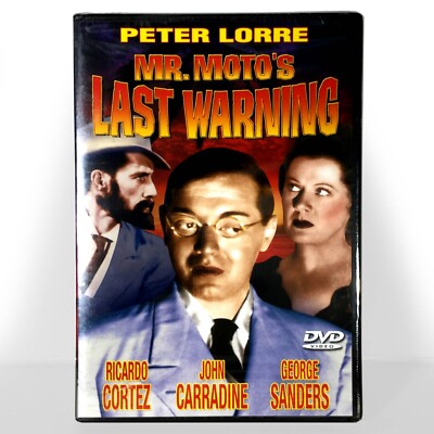 Mr. Moto's Last Warning (DVD, 1931, Full Screen) Brand New !    Peter Lorre