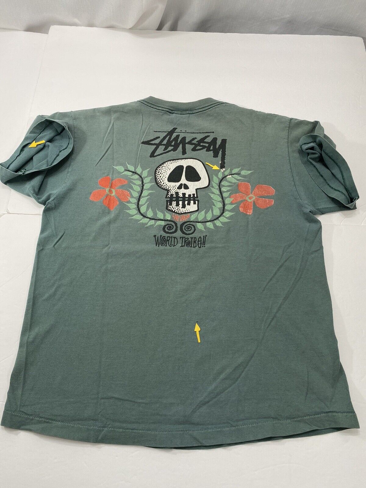 Vintage Stussy T-shirt Made in the USA Streetwear 90s – For All To