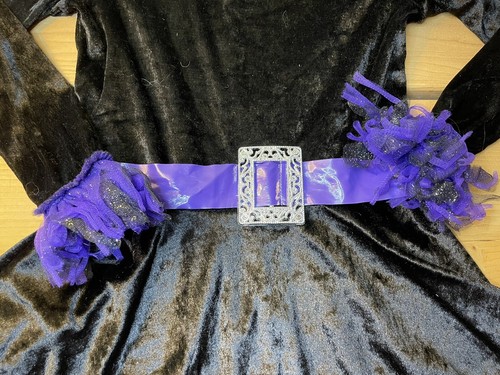Witch Purple tulle Costume Halloween Child / Youth Size Small Spirit Halloween - Picture 2 of 3