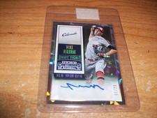2015 Contenders MLB Baseball Mike Nikorak Silver Cracked Ice Auto Card 1/23