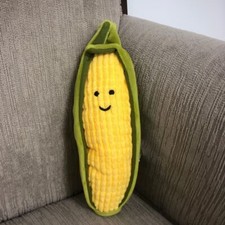 Jellycat Sweetcorn Plush: Brand New With Tags, Ultra Soft Vivacious Cuddle Toy