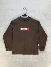 Vintage Y2K Rusty Surf Skate Brown Spell Out ...