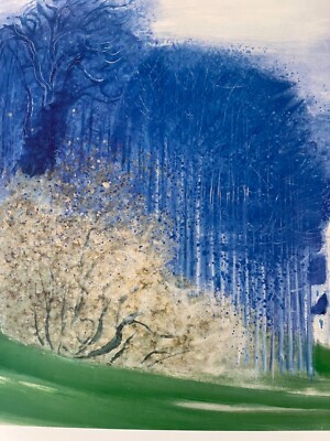 ANDRE BRASILIER,”LOUPEIGNE AU PRINTEMPS”, RARE AUTHENTIC 1999 ART