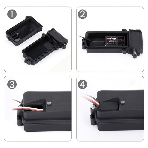 Kunststoff-Empfänger, versiegelte Box, wasserdicht, RC-Car, 85 x 40 x 28 mm, für - Bild 11 von 11