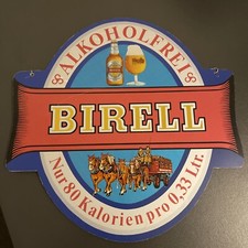 Birell Alkoholfrei Zapfhahnschild Werbeschild