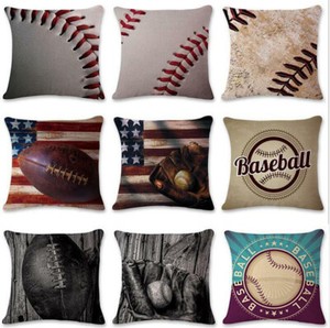 baseball throw pillow
