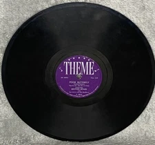 Brother Bones Poor Butterfly/How Am I To Know Theme Records 78 rpm Record V/V