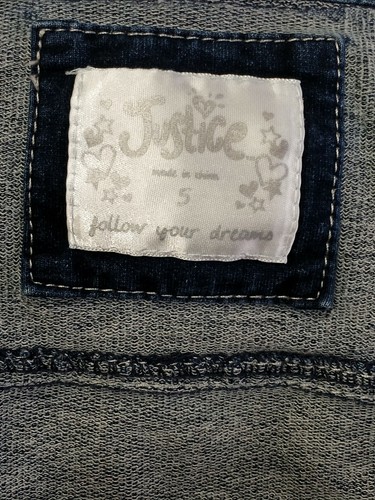 JUSTICE jacket girl denim size 5 - Picture 11 of 11