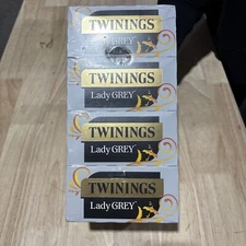 Pack of 4: Twinnings Lady Grey Bright With Zesty Orange 80 Tea Bags (320 Total)