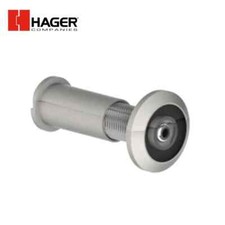 Peek Peep Hole Security Door Viewer 180  Satin Chrome Fits 1-3/8" to 2-1/4" Door