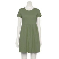 Olive green dress size Junior Medium SO brand 