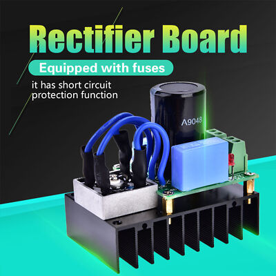 0-220V AC Bis 0-311V DC Mehrere Schutz Universal Gleichrichter Modul Board 10A