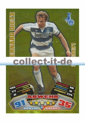Match Attax 12/13 - 500 - BERNHARD DIETZ - MSV Duisburg - Legende
