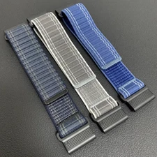 QuickFit 22mm 26mm Woven Nylon Band For Garmin Fenix E 8 47mm 51mm 7 7X 6 6X 5 5