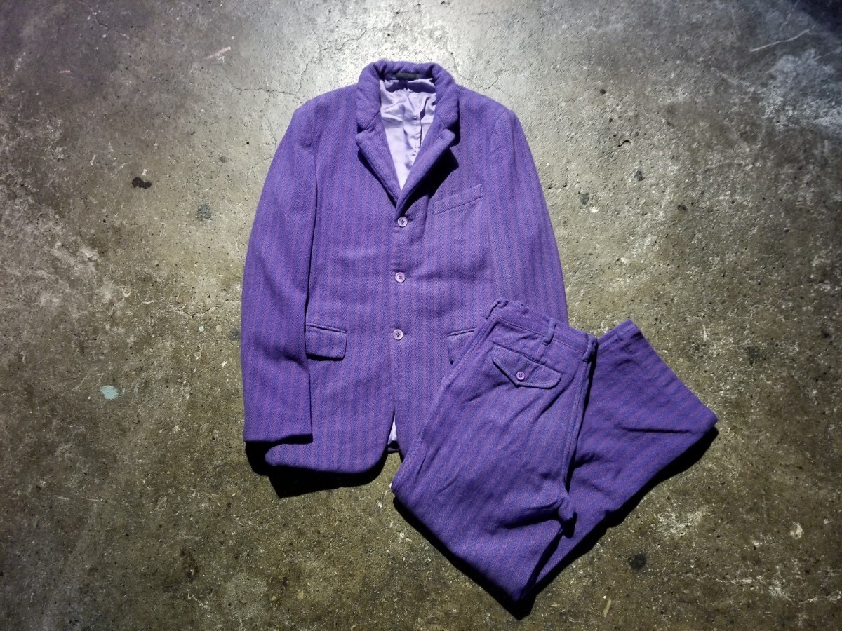 Vintage 1999 AW Comme Des Garcons Homme Plus Product Dyed Wool 3B 