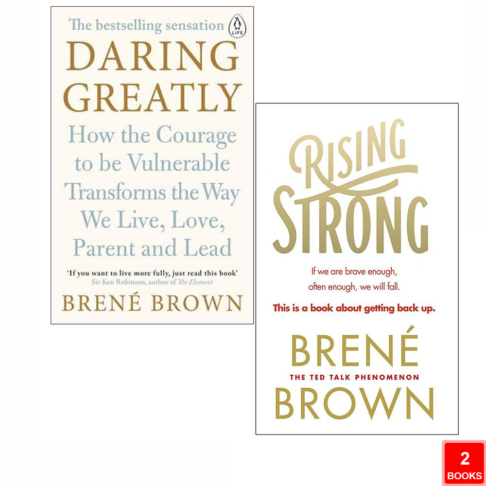 Daring Greatly & Rising Strong By Brené Brown 2 Books Collection Set PB NEW - Image 2