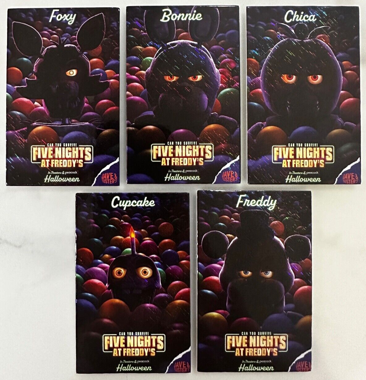 Holographic card for the movie! : r/fivenightsatfreddys