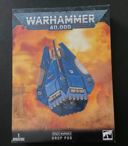 Warhammer 40k – Drop Pod Space Marines – Figurine Assemblée Et Peinte – Neuf