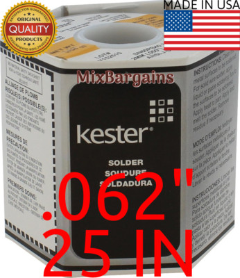 Étain à Souder Kester Authentique Avec 3% D'Argent - 0.6mm - Sans Plomb - 3 Mètres (10 Pieds) - Idéal Pour Audio Hi-Fi