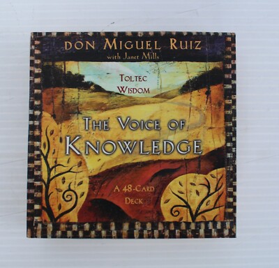 The Voice of Knowledge Toltec Wisdom 48-Card Deck By Don Miguel Ruiz/Janet Mills