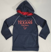 NFL Team Apparel Houston Texans Hoodie Kids Youth Size S Navy Blue