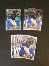 (8) FREDERICK BENCOSME 2023 BOWMAN ROOKIE LOT (1 LUNAR 2 CHROME 5 DRAFT) ORIOLES