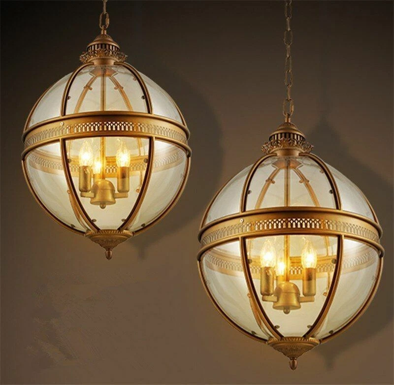 Pantallas Colgantes Luminosas Vintage Colgante Luz Vidrio Cubierta Hogar Accesorio Pantalla Foto 3 de 4