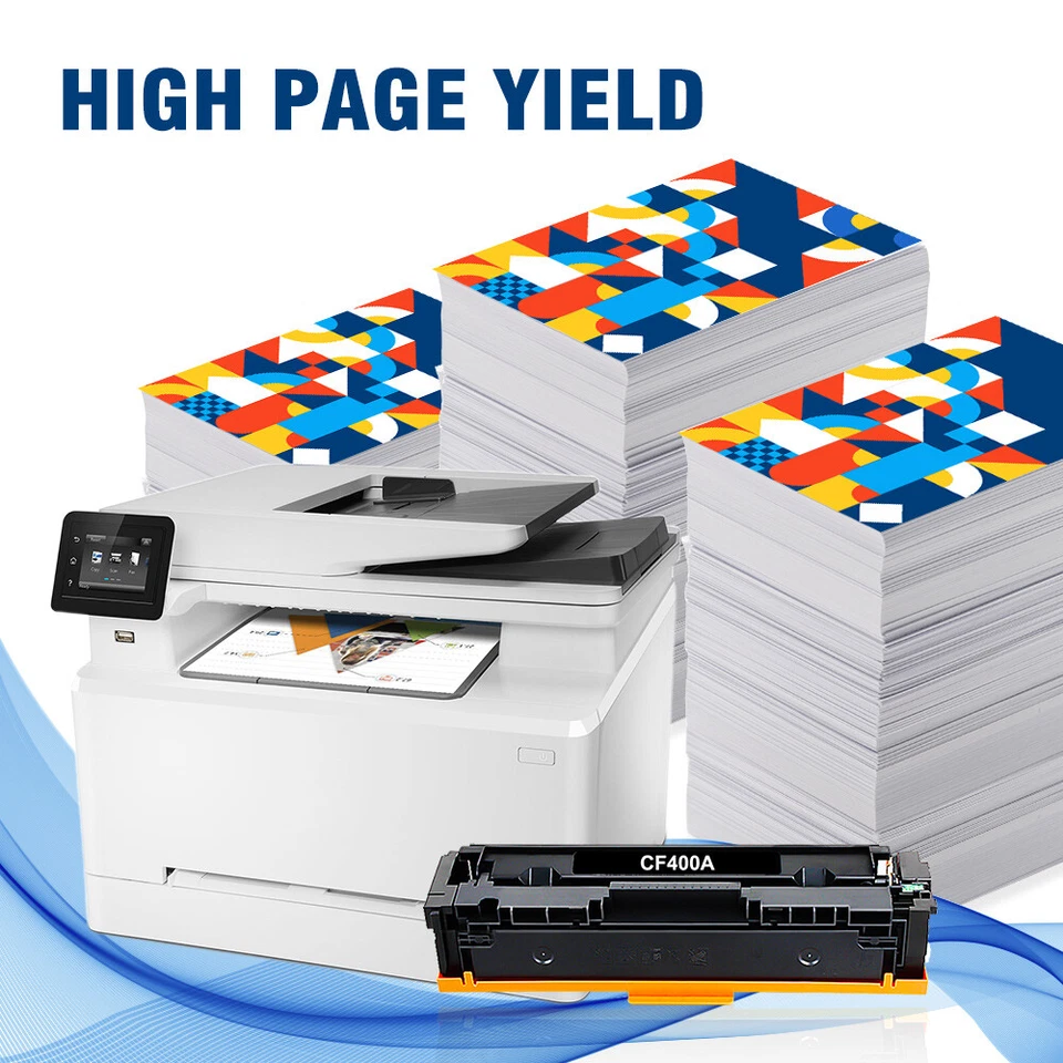 4x XXL Toner für HP 201X Color LaserJet Pro MFP M277dw M277n M274n M252dw M252n - Bild 4 von 4