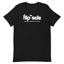 The Flip Side Record Tape Music Store Chicago Graphic Tee Shirt Unisex t-shirt