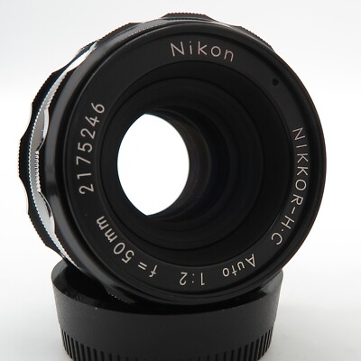 Nikon Nikkor-H.C. Auto f/2 50mm - Hood HS-2 - Excellent vintage