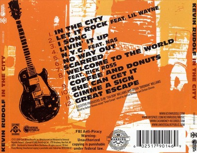 KEVIN RUDOLF IN THE CITY [CLEAN] NEW CD 602517901469| eBay