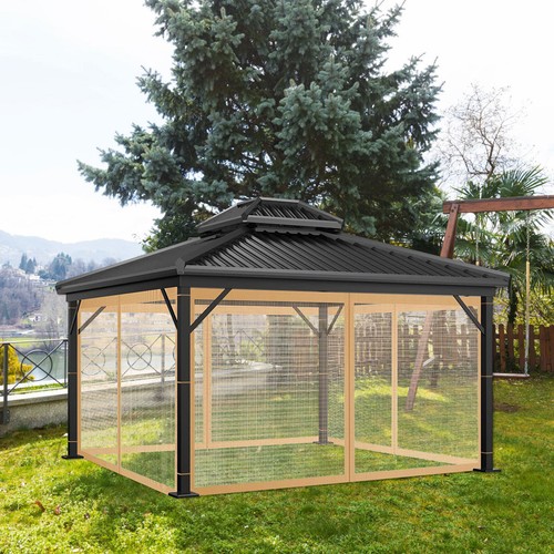 Gazebo Canopy Tent Universal Replacement Mosquito Netting Outdoor Party Shelter - Picture 25 of 31