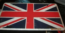 ETIQUETA DE MATRÍCULA BANDERA DE GRAN Bretaña para coches