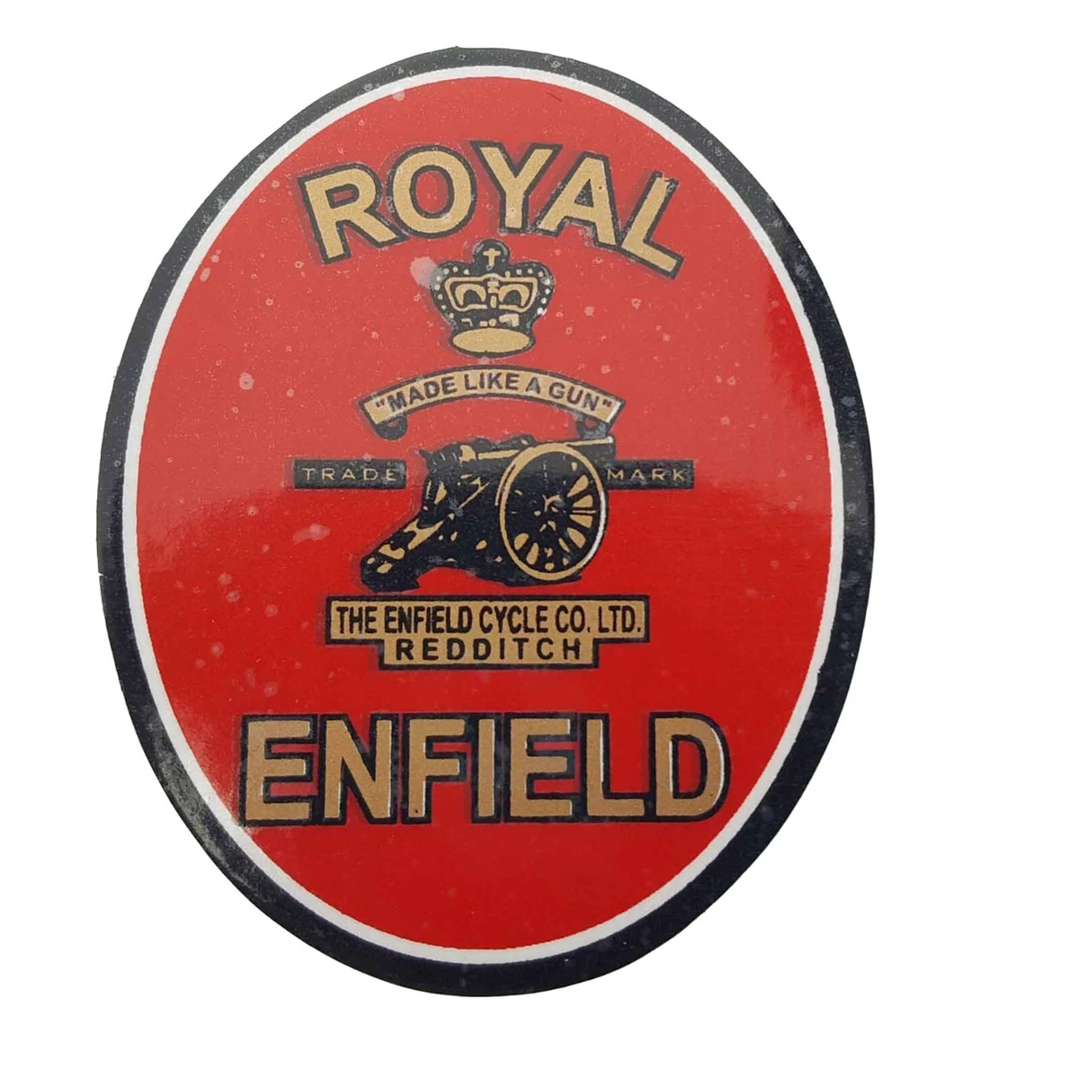 Royal enfield red logo stickers Toolbox and Fuel tank