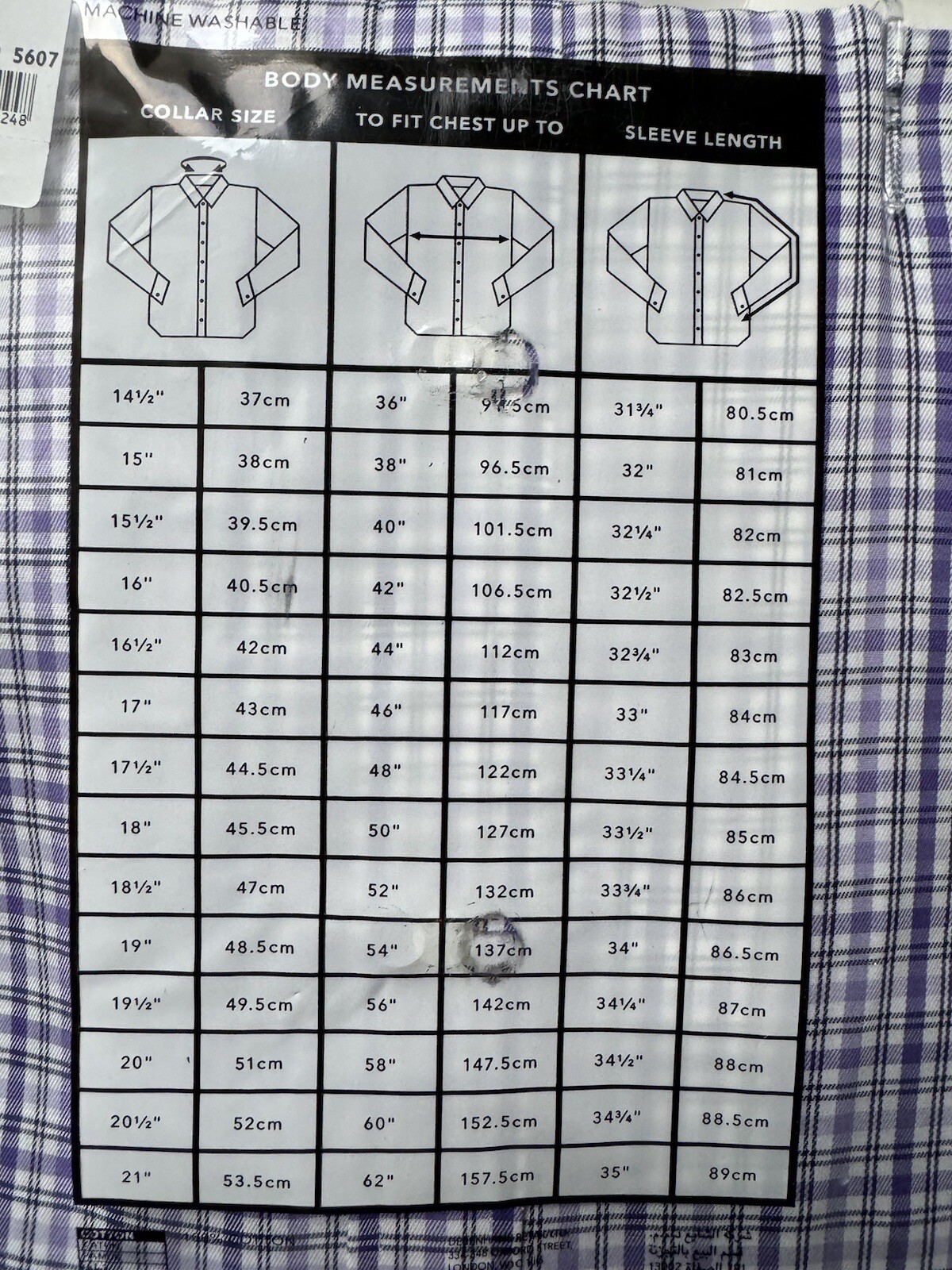 Debenhams Premium Collection Mens Shirts Long Sleeve Size 19 Non Iron