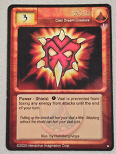 Magi Nation Duel - Vaal - Cald Dream Creature -Base Set 2000 Rare 1st Edition