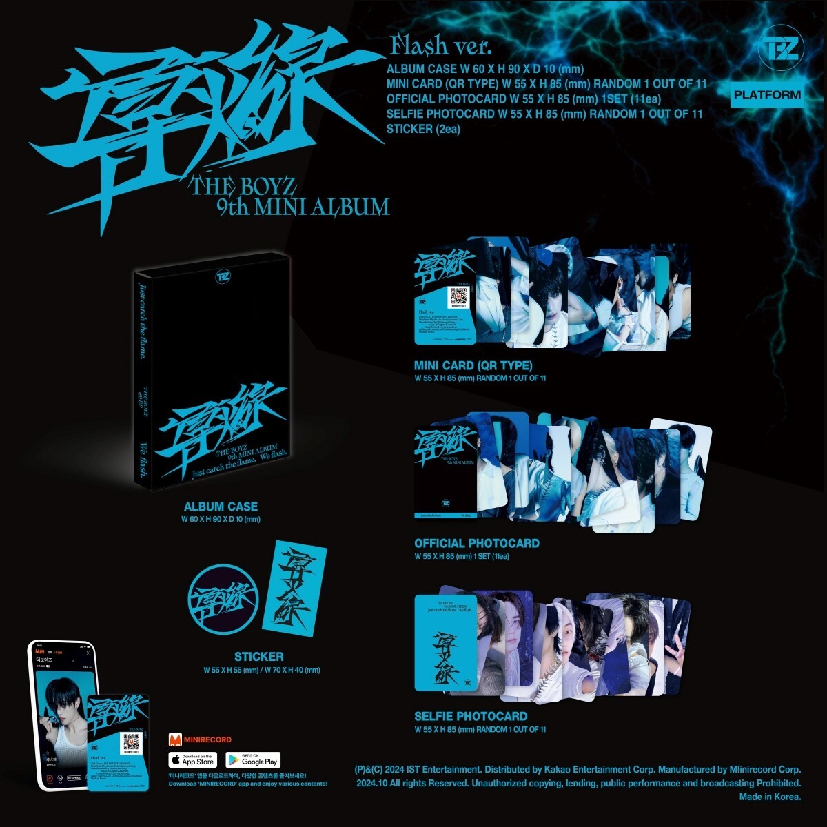 THE BOYZ - TRIGGER [Platform ver.] Album+Extra Photocards Set | eBay