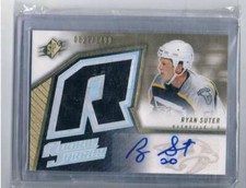 2005 SPx #182 Ryan Suter NM-MT Rookie Card MEM Auto /1499 Predators