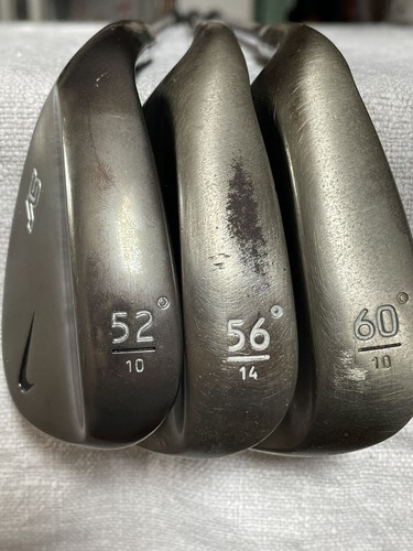 Nike SV Milled LEFTY Japan Wedge Set 52 / 56 / 60 Stiff DG S400 Nike grips 3x - Picture 10 of 17