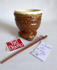 2009 TIKI DIABLO LE #49/200  12 VOLCANOES DRUM VOLCANO BOWL TIKI MUG (NEW)