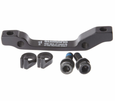 Scheibenbremsadapter Shimano von PM-Sattel zu IS-Gabel VORN f. 160 mm Scheibe