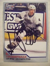 LUC ROBITAILLE signed RARE 2009 SI Kids hockey card AUTO KINGS RED WINGS RANGERS