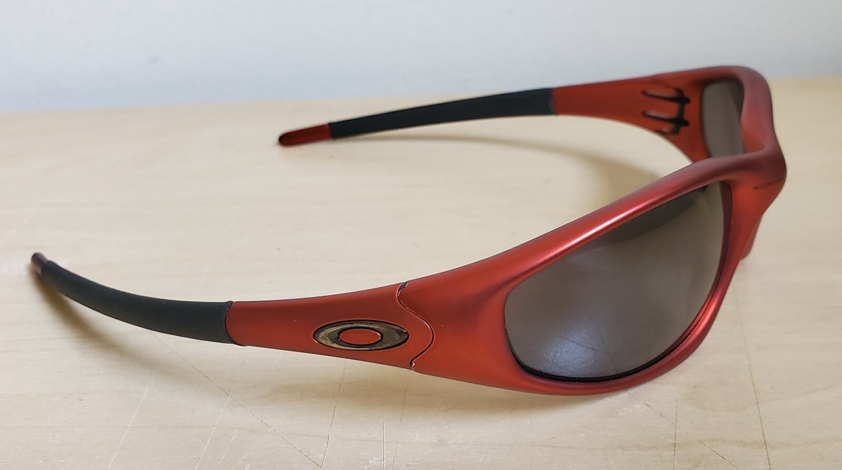 Oakley Straight Jacket FMJ Red with Black Lens | eBay Oakley Straight Jacket FMJ Red with Black Lens | eBay
